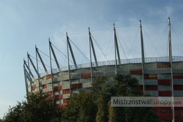 Stadion Narodowy w Warszawie zblizenie