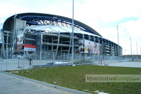 Stadion Poznań prace wykonczeniowe