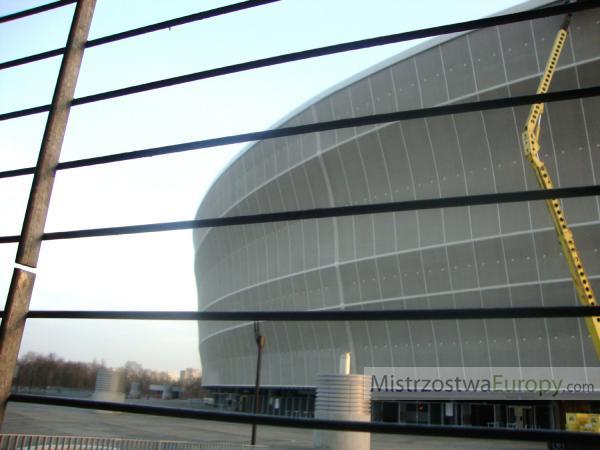 Stadion Wrocław przez kraty