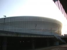 Stadion Wrocław spod wiaduktu